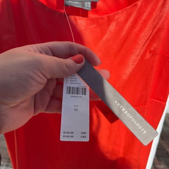 Anthropologie Mini Slip Dress NWT - Picture 6 of 9